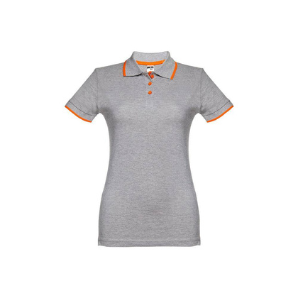 THC ROME WOMEN. Damski slim fit polo t-shirt