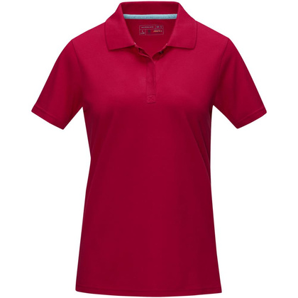 Damska organiczna koszulka polo Graphite z certyfikatem GOTS