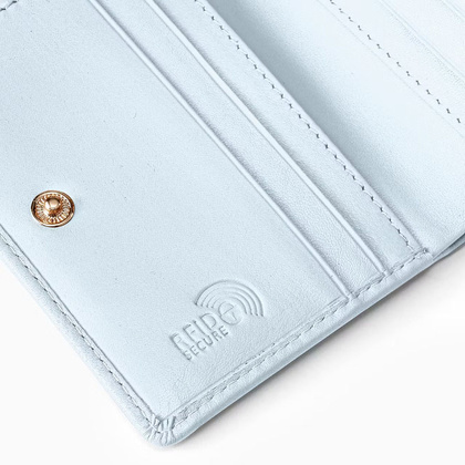 Portfel damski skórzany PUCCINI ZEN ZN9006 7B Niebieski