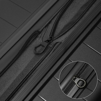 Średnia walizka PUCCINI SEOUL PP028B 1 Czarna