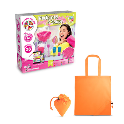 Perfume & Soap Factory Kit V. Gra edukacyjna dostarczany ze składaną torbą prezentową