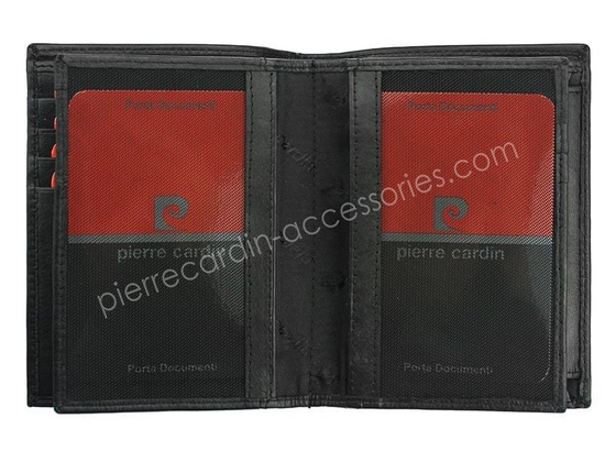 Portfel męski skórzany PIERRE CARDIN SAHARA TILAK03 331 Czarny