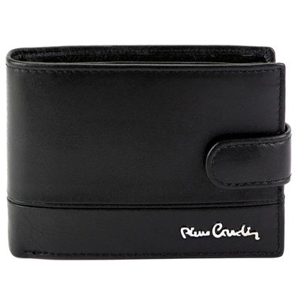 PORTFEL SKÓRZANY Pierre Cardin YS605 8806A czarny + czerwony