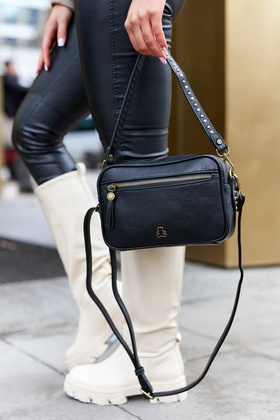 Stylowa listonoszka damska ze skóry ekologicznej