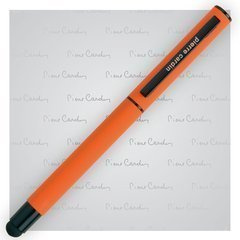 Pióro kulkowe touch pen, soft touch PIERRE CARDIN Celebration Pomarańczowe