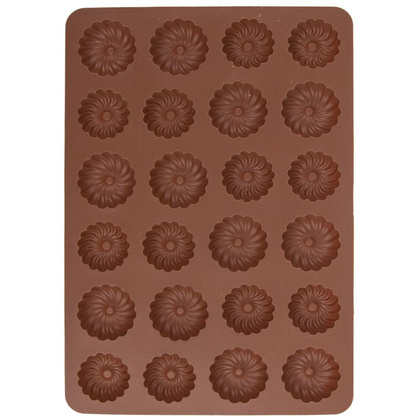 Forma silikonowa do pieczenia ciastek ciasteczek kruchych silikonowa 24 sztuki