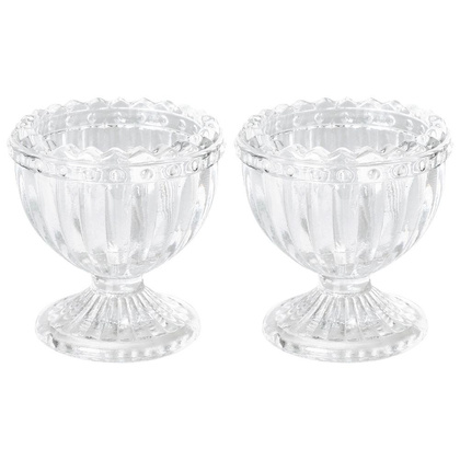 Podstawki na jajko szklane 2 szt.