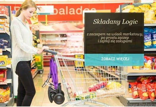 Wózek na zakupy Rolser I-MAX LOGIC RG MF Klein SKŁADANY