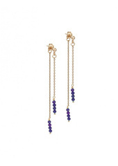 KOLCZYKI CAMILA Lapis 925