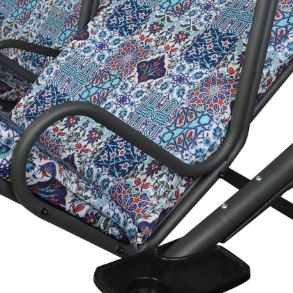 Huśtawka ogrodowo - balkonowa Sonic 2 os.Mozaika