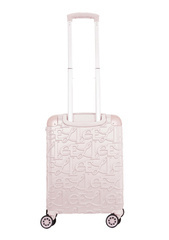 Walizka mała kabinowa ELLE Alors różowa metaliczna