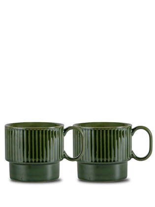 Kubek do herbaty COFFEE & MORE 2-szt, zielony