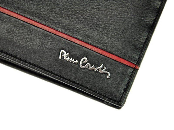 Portfel męski skórzany PIERRE CARDIN SAHARA TILAK15 325 Czarny / Niebieski