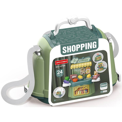 Supermarket - torba - koszyk 3w1 28,3x11,8x31,8 cm