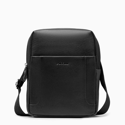 Torba na ramię skórzana PUCCINI COMO CO1924 1 Czarna