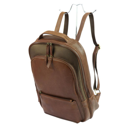 Skórzany plecak męski Pierre Cardin YS12 28010 czarny