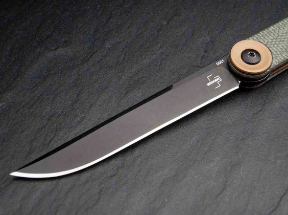 Nóż Böker Plus Kaizen Green Canvas Micarta
