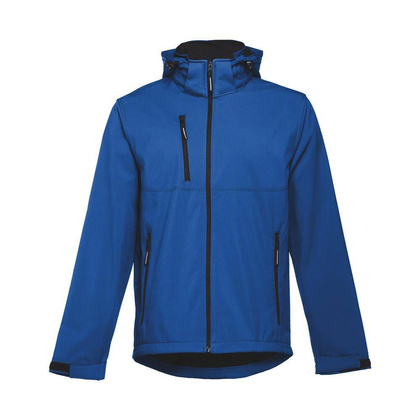 THC ZAGREB. Męska kurtka softshell z poliestru i elastanu