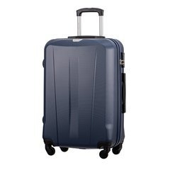 Średnia walizka PUCCINI PARIS ABS03B 7A Granatowa