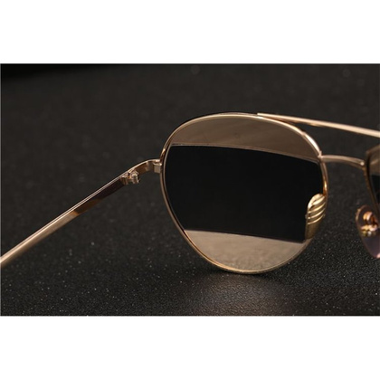 OKULARY LUSTRZANE AVIATORY - SREBRNE OK88WZ3
