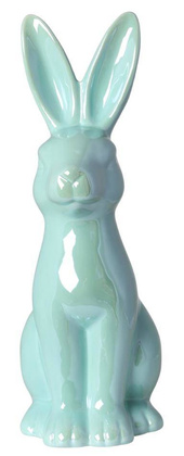 Królik ceramiczny zielony