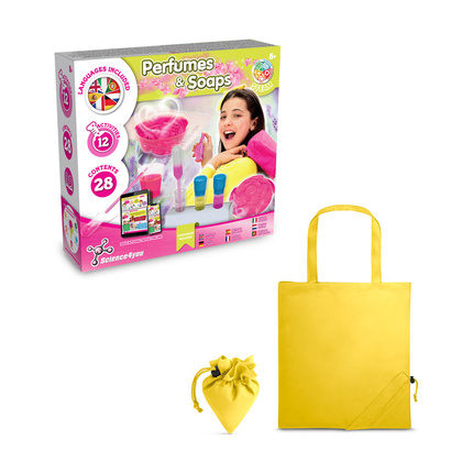Perfume & Soap Factory Kit V. Gra edukacyjna dostarczany ze składaną torbą prezentową