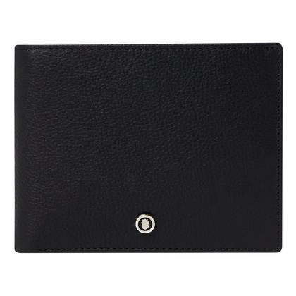 Portfel Button Black