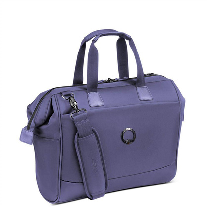 Delsey Montrouge Damska fioletowa torba na laptopa 14"