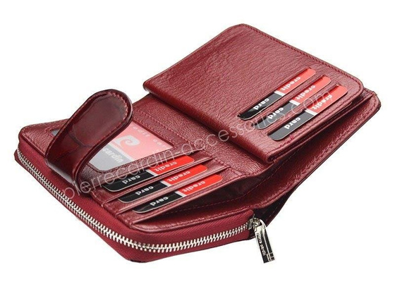 Portfel damski skórzany PIERRE CARDIN 05 LINE 115 Zielony