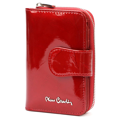 Nieduży skórzany portfel damski Pierre Cardin