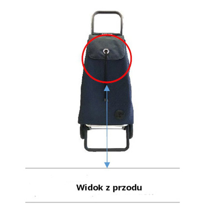 Wózek na zakupy ROLSER I-Max MF Convert RG Celeste