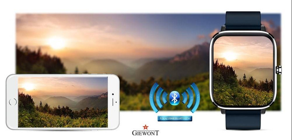 Smartwatch Giewont GW230-4 Srebrno-Niebieski