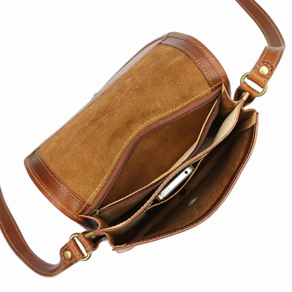 Skórzana damska torebka Florence 2005 czarna