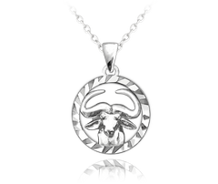 MINET Srebrny naszyjnik Zodiac BYK