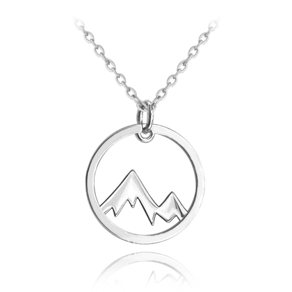 MINET Naszyjnik srebrny GÓRY