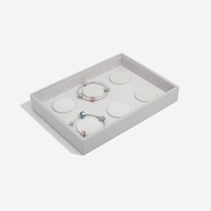 Szkatułka na bransoletki charms Stackers classic kamienna szarość