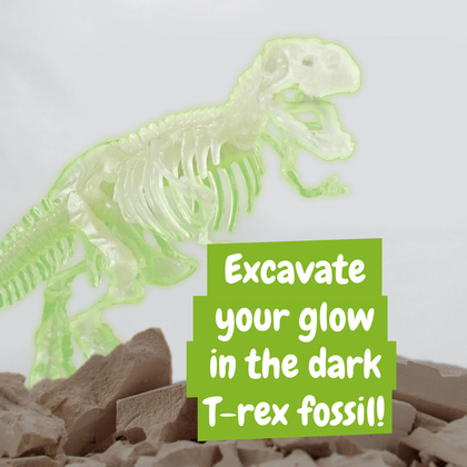 Fossil Excavation Kit V. Gra edukacyjna dostarczany ze składaną torbą prezentową