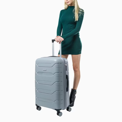 Duża walizka PUCCINI ZADAR PP020A 4 Szara