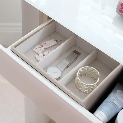 Szkatułka na biżuterię Stackers 3 komorowa classic taupe