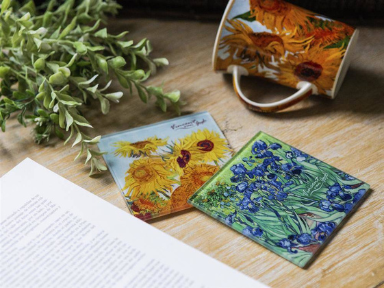 Kpl. 2 podkładek szklanych - V. van Gogh (CARMANI)