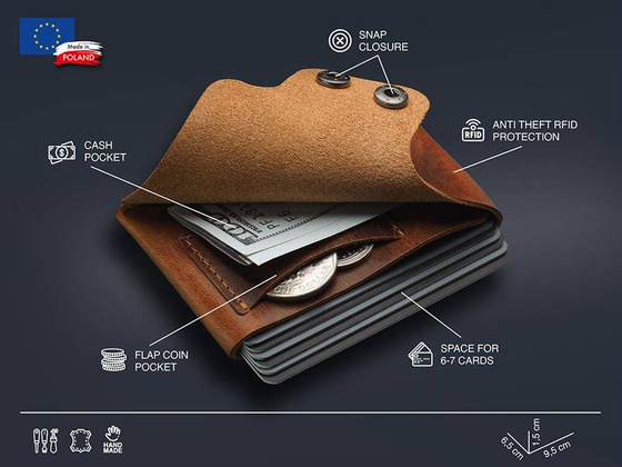 Portfel HOBBY - Saddle Leather 1726