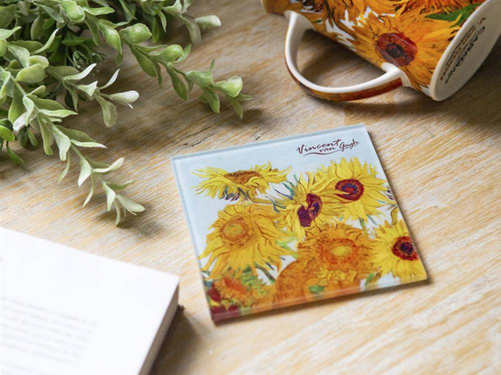 Podkładka szklana - V. van Gogh, Słoneczniki (CARMANI)