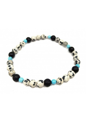 BRANSOLETKA MĘSKA JASPIS