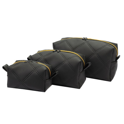Zestaw kosmetyczek MiaMore Toiletry Bag 3in1 Czarny