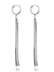 MINET Kolczyki wiszące srebrne