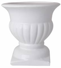 Doniczka dekoracyjna biała