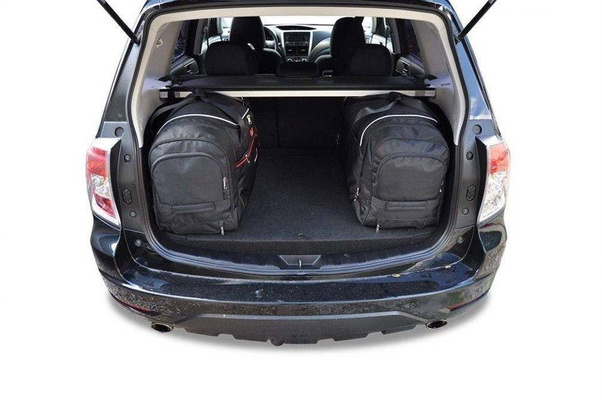 SUBARU FORESTER 2008-2013 TORBY DO BAGAŻNIKA 4 SZT KJUST