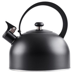 Czajnik z gwizdkiem stalowy czarny 3 l