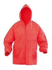 Płaszcz przeciwdeszczowy UPOMINKARNIA Czerwony