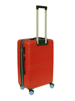 Średnia walizka DIELLE 130 Czerwona